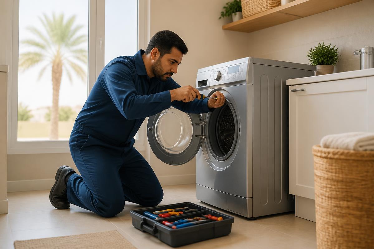 Automatic washing machine maintenance and repair service in Riyadh